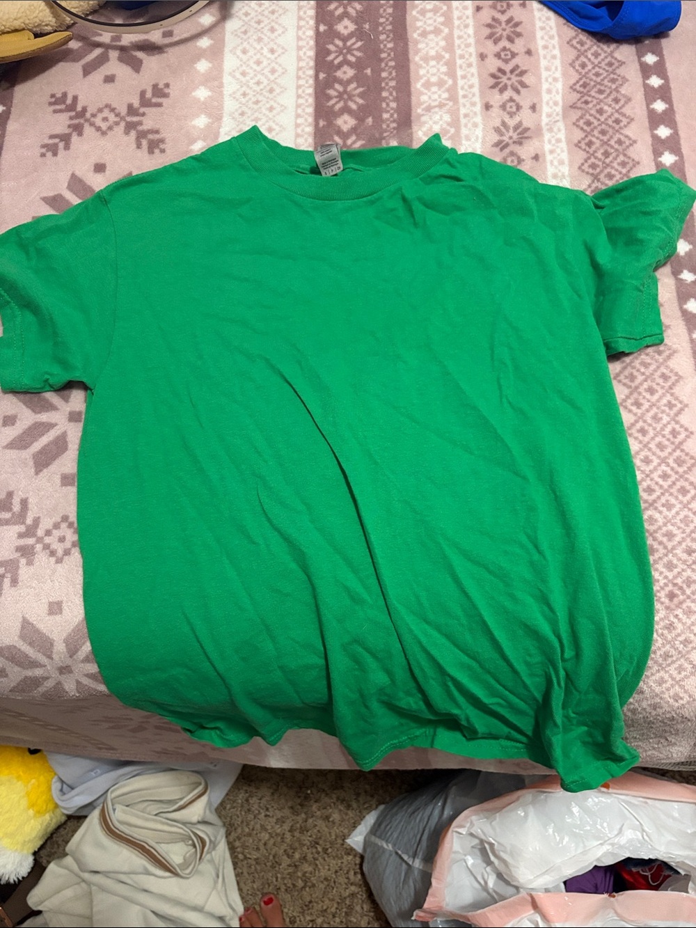 Gildan Kids Bright Green Short-Sleeve Tee